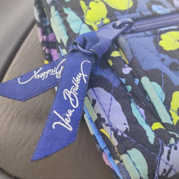 Vera Bradley Blue and Yellow Floral Wallet - Picture 3 of 7